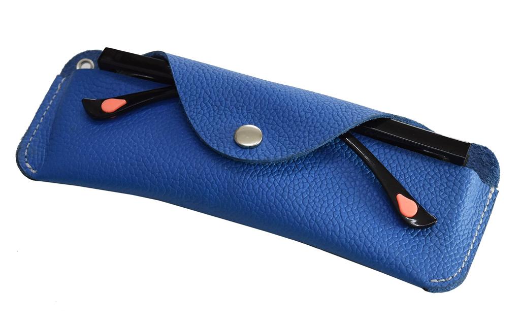 Genuine Leather Eyeglass Sunglasses Soft Case for Men and Ultra with Bag Soft Reading Glasses Eyeglass Eyeglass Shoulder Strap Included