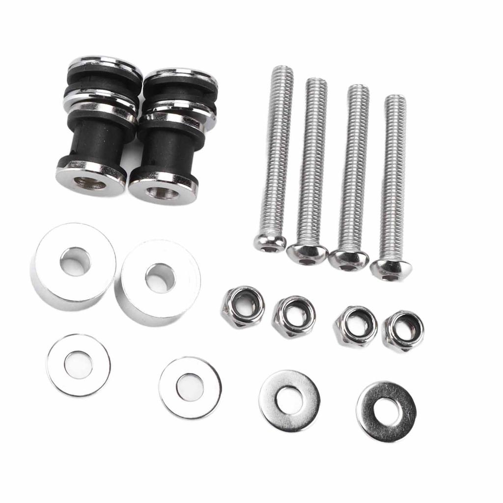 Motorcycle Backrest Sissy Bar Detachable Docking Hardware Kit Replacement for FXST FXSTB 1987‑1999