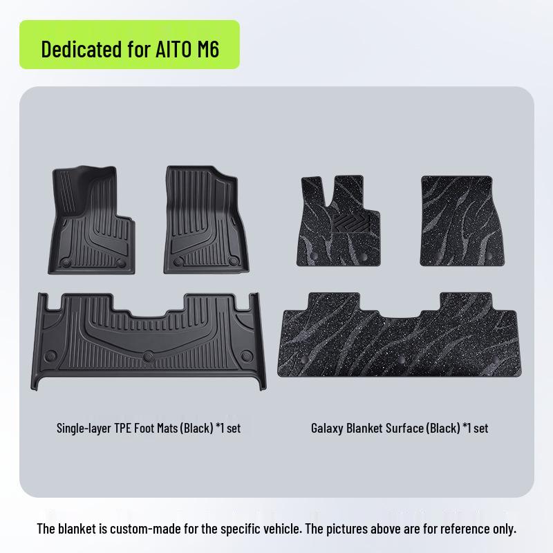 AITO M6 TPE2026 Floor and Trunk Mats for New Model Huawei Car Interior