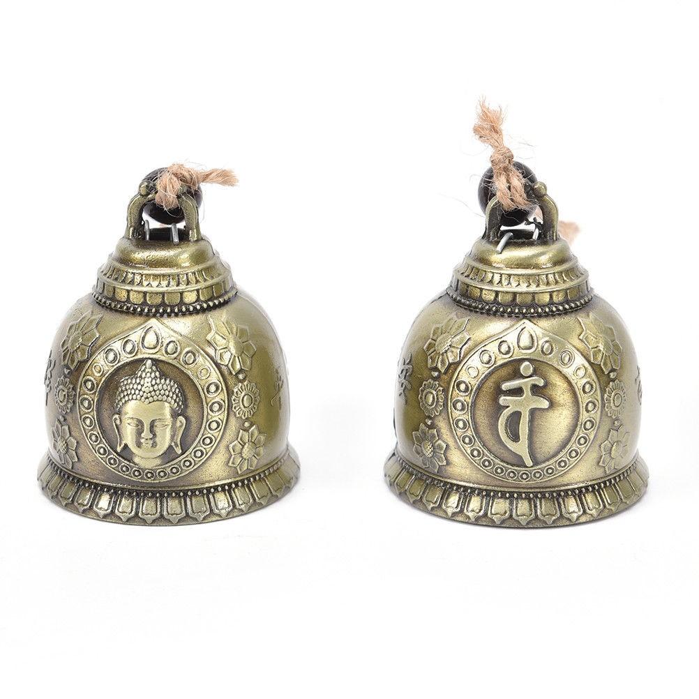 Bronze Wind Chime Bell living room Blessing Feng Shui Fortune Car Accessories