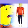 Smiling Friends 2 Cosplay Costume For Stage Performance Unisex Design In Milk Silk Fabric