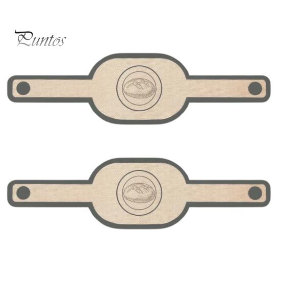 

2 шт. силиконовая хлебная стропа для голландской духовки, термостойкий коврик для выпечки хлеба, многоразовая хлебная стропа с длинной ручкой для переноса закваски Ellipse