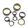 Rifle Scope Lens Cover Spring Up Quick Flip Openning Lens Dustproof Cover Telescope Cap For 36-64Mm Caliber Hunting Riflescopes