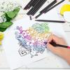 0.38MM 24 Vibrant Colors Set Fineliner Pen Fine Line Point Colored Writing Drawing Markers Pens