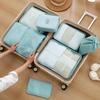 4/7/8 Piece Set Travel Bag Organizer Clothes Luggage Travel Organizer Blanket Shoes Makeup Organizers Bag Suitcase Pouch Packing Cubes