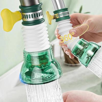 2 Pezzi Universale Rotazione 360 Aeratore Rubinetto Girevole Risparmio Idrico Economizzatore Testa Doccia Ugello Adattatore Rubinetto Cucina Accessori Lavello