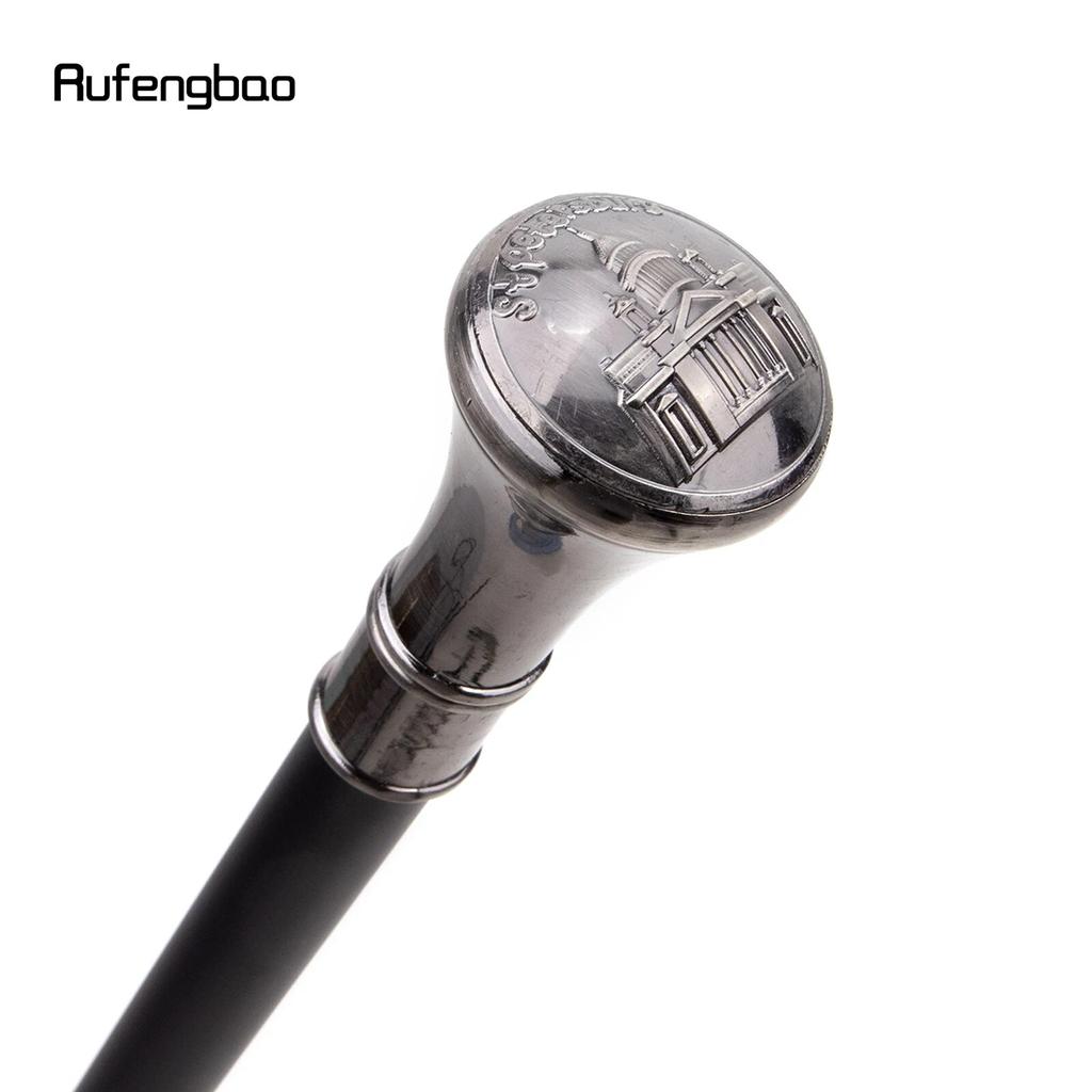 Stpetersburg Cathedral Gate Totem Relief Walking Cane Fashion Walking Stick Gentleman Luxury Crosier Knob Walking Stick 93cm
