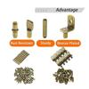 100Pcs Shelf Pegs for Shelves, 4 Styles Shelf Pins Kitchen Cabinet Shelf Pegs,Shelf Holders Pegs, B - GXCC