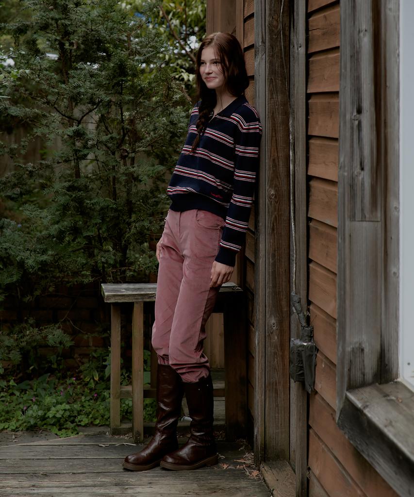 Seutyudioaenpaleukeu Corduroy Banding Pants_Pink