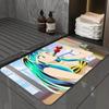 1pc U-Urusei Y-Yatsura Bathroom Absorbent Mats Anti-Slip Mats Home Decor Supplies Carpets Home Kitchen Floor Mats