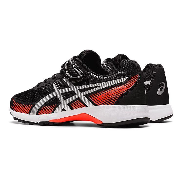 Asics Lazerbeam RG-MG Fitness Test Durable Low-Top Kids Running Shoes Kids Running Shoes Black Orange 1154A132-002