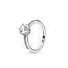 Waterdrop Ring S925 Silver Zircon Blue Stone Heart Ring Fashionable Women's Jewelry Party Wedding Gifts