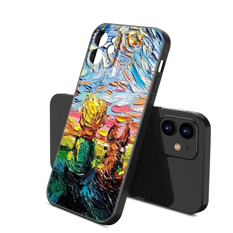 The Little Prince Art Phone Case For Apple iPhone 12 13 Mini 11 14 15 Pro Max 7 8 Plus X XR XS SE 2020 2022 Black Silicone Case