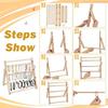 Solid Wood Beaded Bracelet and Jewelry Display Stand