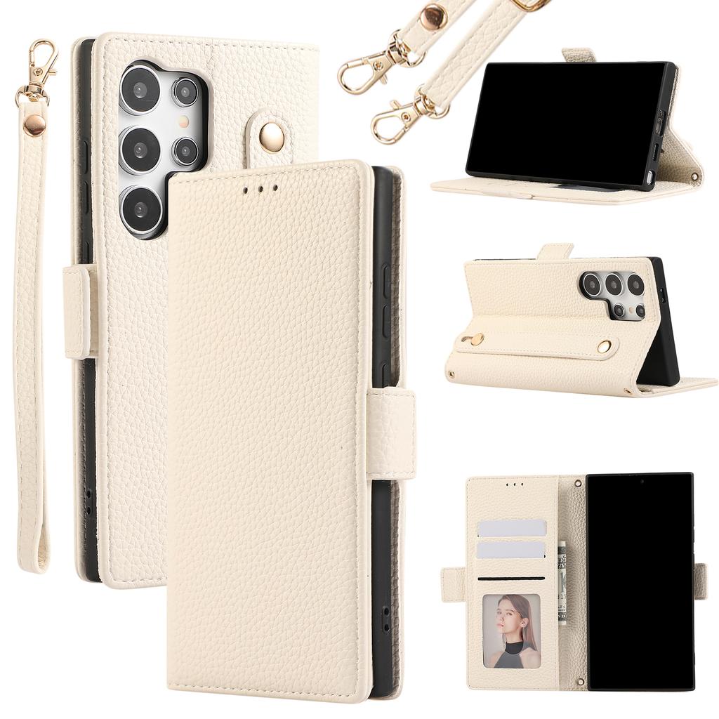 Crossbody Wrist  with Card Holder Phone Case for Samsung Galaxy SA24 S23 S22 Ultra Plus A05S A05 A15 A25 A35 A55 A24 A35 A54