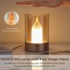 Rechargeable Night Light Dimmable LED Lamp New Flameless Wick Light  Bedroom