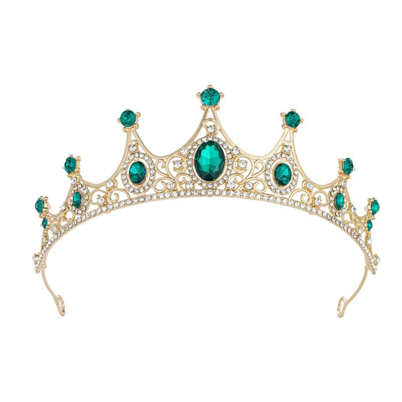 High End and Elegant Crown Girls' Hairbands Hair Clips Headwear Bride's Crown Princess Children Little Girls' Headbands and Hair Clips