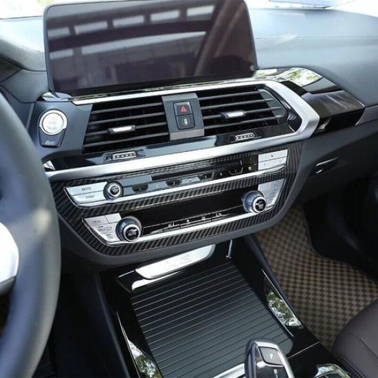 Central Control Air Conditioner Volume Frame Trim For BMW X3 G01 X4 G02 2018-21