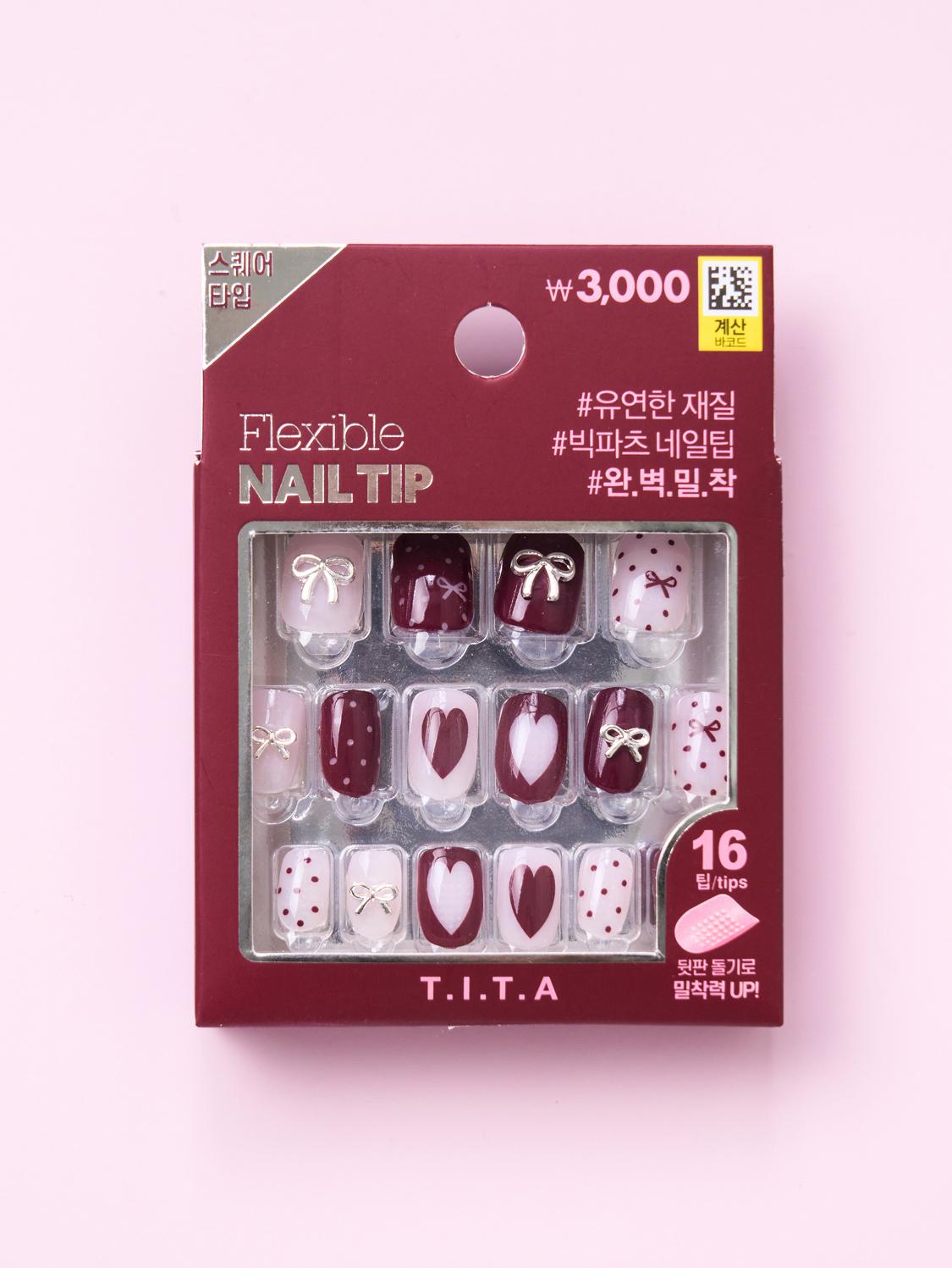 Fall/Winter 25 Tita Press-On Nail Tips #2 1ea