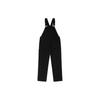 Vans Einfarbige Latzhose mit verstellbarem Träger und Taschen für Damen Schwarz VN0A5JHIBLK