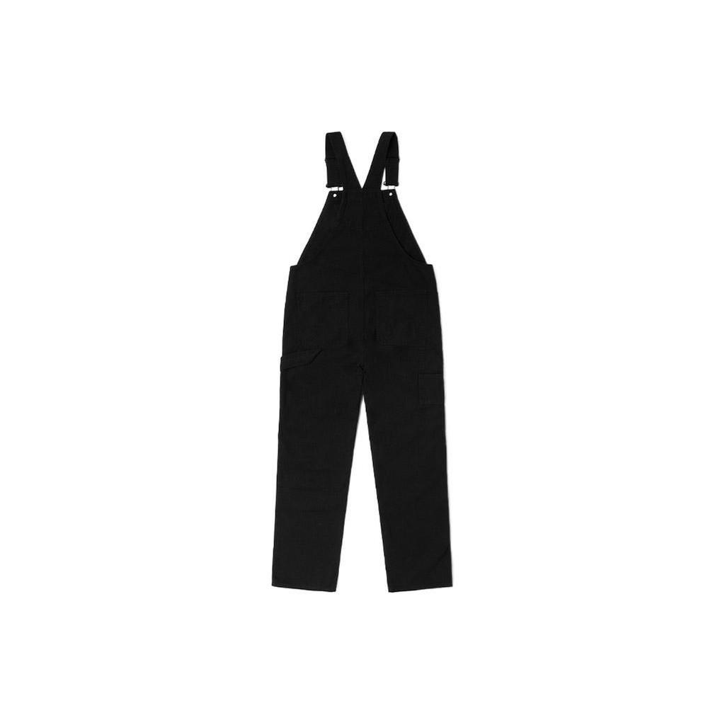 Vans Einfarbige Latzhose mit verstellbarem Träger und Taschen für Damen Schwarz VN0A5JHIBLK