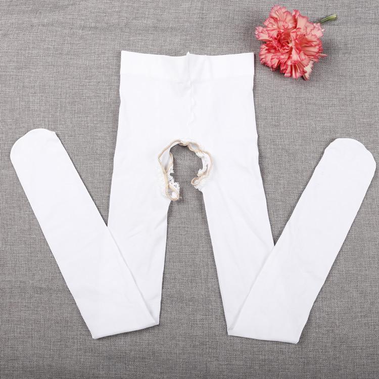 

Очаровательные бархатные чулки с открытой промежностью — соблазн больших размеров в черном или телесном цвете Larger opening [170-220 catties]