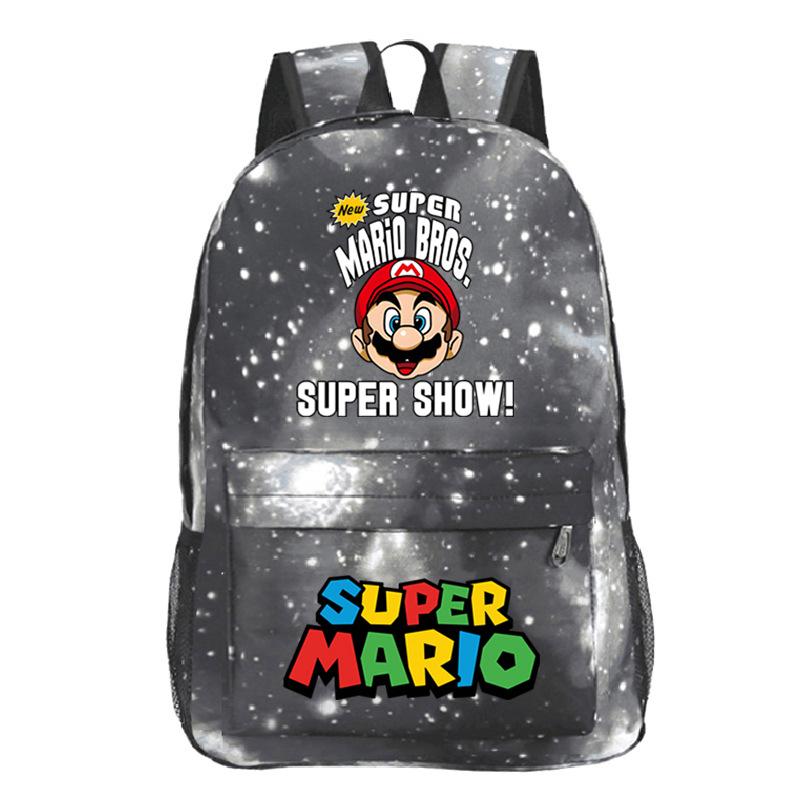 Peripheral Cartoon Printed Backpack, High-Capacity Schoolbag For Primary And Secondary School Students