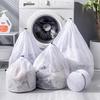 Extra Large Anti-Deformation Mesh Laundry Bag - Thick Protective Drawstring Wash Bag for Washing Machines