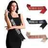 Happy Birthday Queen Girl Satin Sash 21 30 50 Birthday Sash Party Supplies Birthday Decoration Wedding Anniversary Decors
