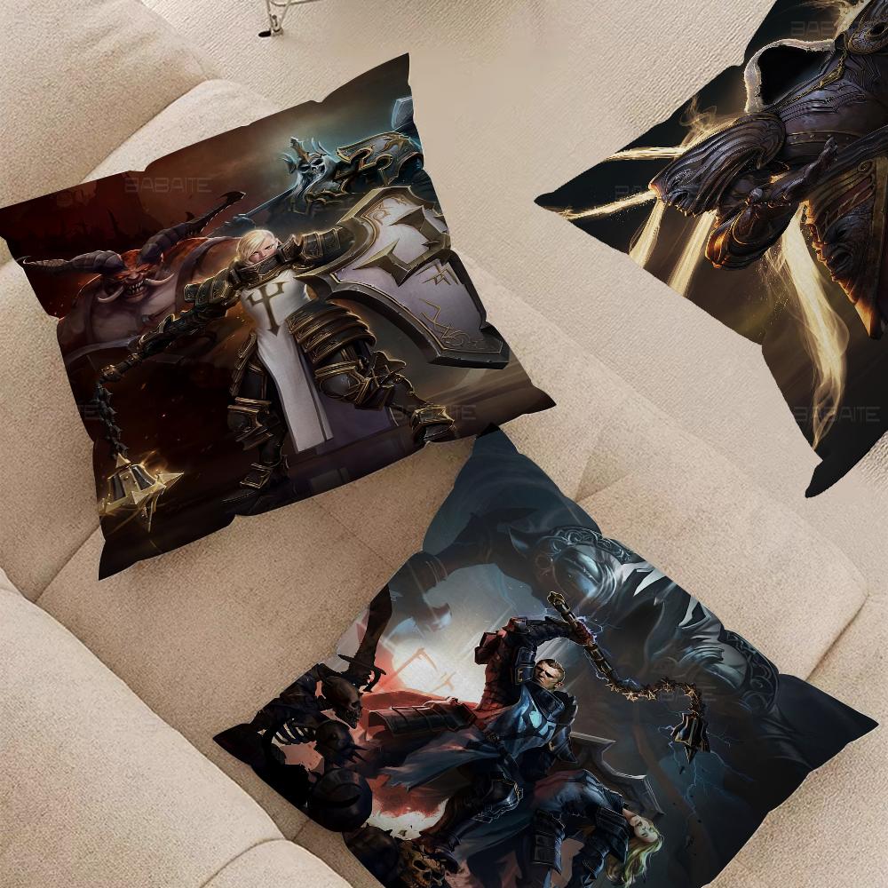 RPG Game D-Diablo 4 Pillowcases Home Bedding Decorative Pillow Cover Wedding Super Soft Pillow Case