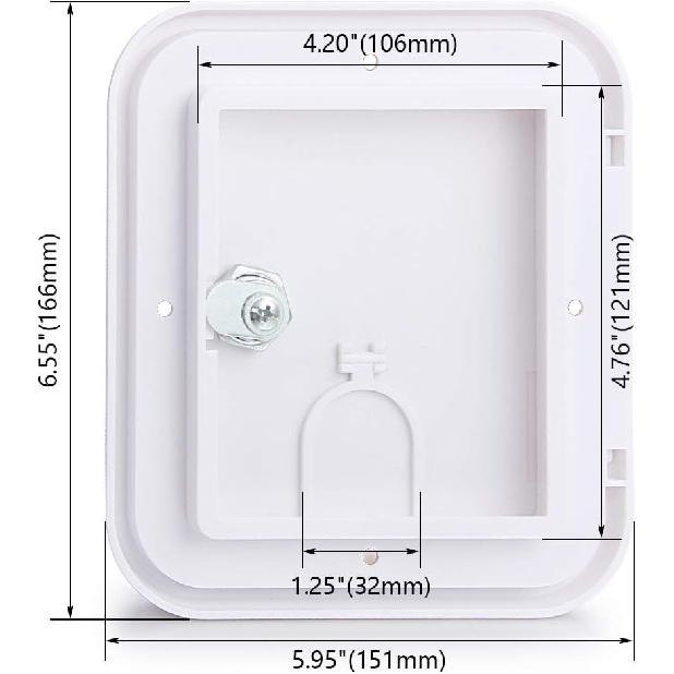 LCGP RV Access Door Electrical Cord Trailer Power Cord Cable Hatch Camper Hose Storage Door Compartment