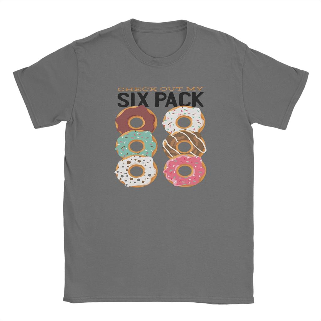 Check Out My Six Pack T Shirts Unisex Cotton Casual TShirt O Neck Donut Tee Shirt Short Sleeve Tops Plus Size