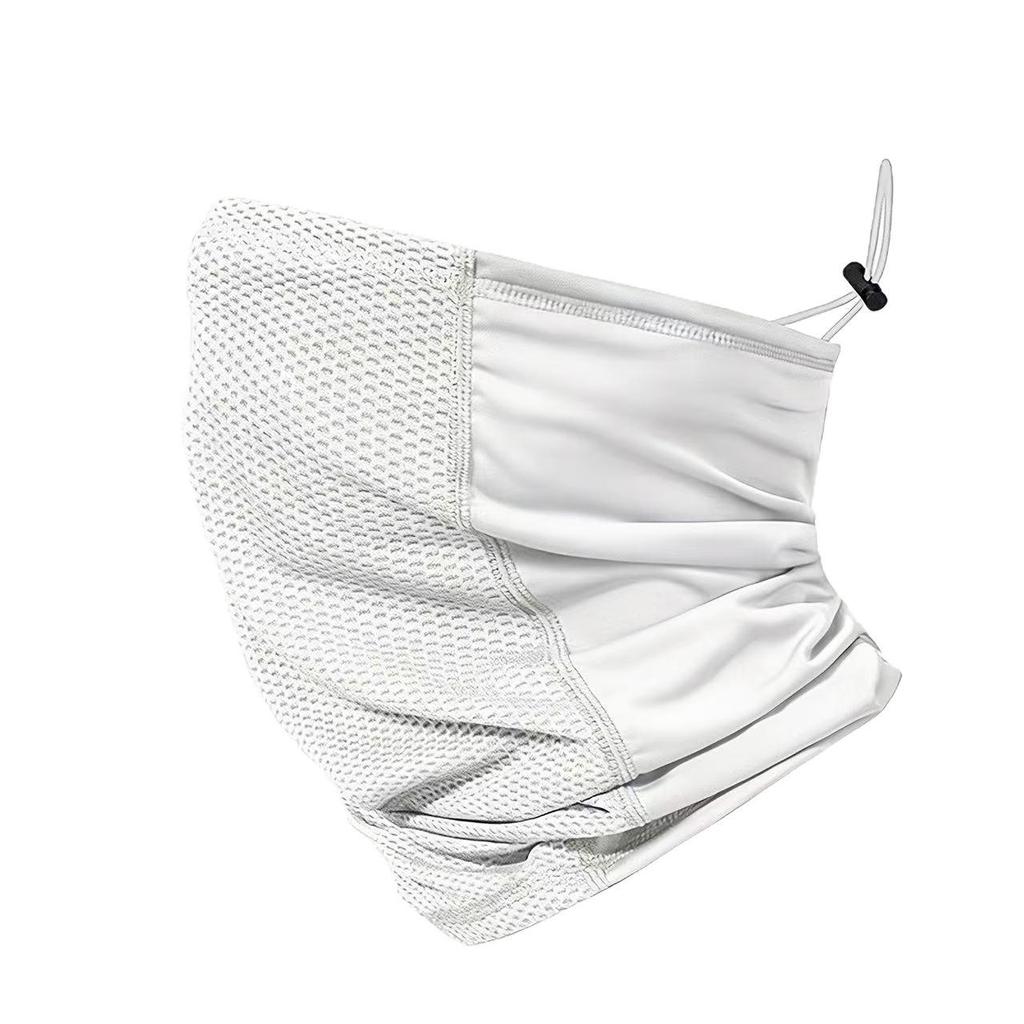 New Style Ice Silk Mesh Breathable Cycling Neck Gaiter with Elastic Ear Loops