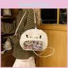 Itabag Cat Plush Backpack Animal Shoulder Bag With Adjustable Shoulder Straps