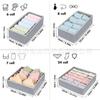 Foldable Large Capacity Underwear & Lingerie Drawer Storage Box