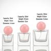 Compact Transparent Glass Perfume Spray Bottle - Travel-Friendly Snap-On Decanter