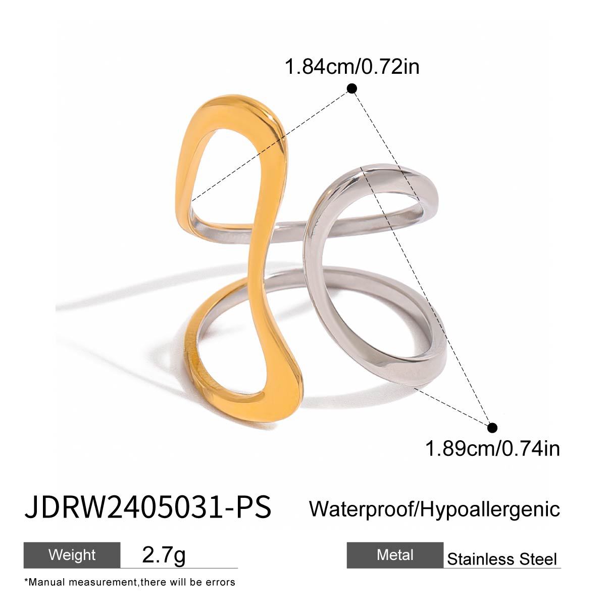 

Новое нишевое кольцо из титановой стали европейского и американского дизайна