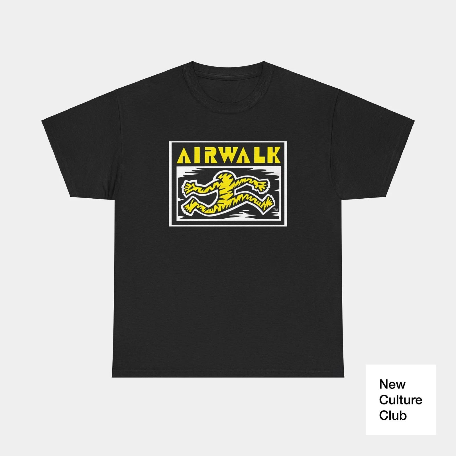 Airwalk Vintage Retro 90s 80s Skateboarding T Shirt Design S