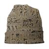 Hieroglyphische Symbole Motorhaube Ägyptische Mythologie Altes Ägypten Götter Atum Horus Osiris Skullies Beanies Caps Kreative Stoffhüte