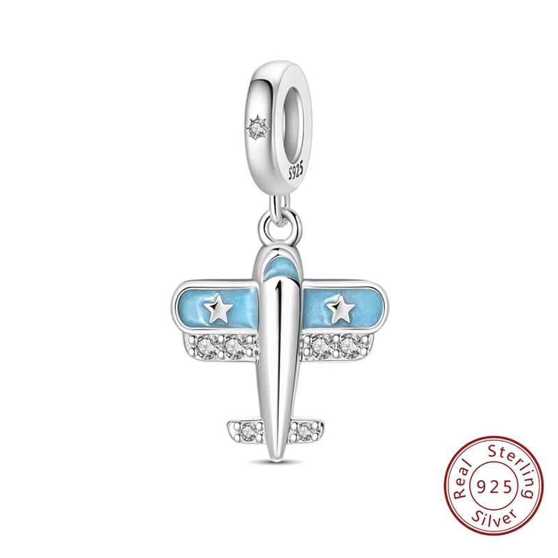 

Fit Original Copper Charms Beads Bows Perfume Bottle Ballet Shoes Blue Charms For Women Diy Birthday Jewelry Gifts