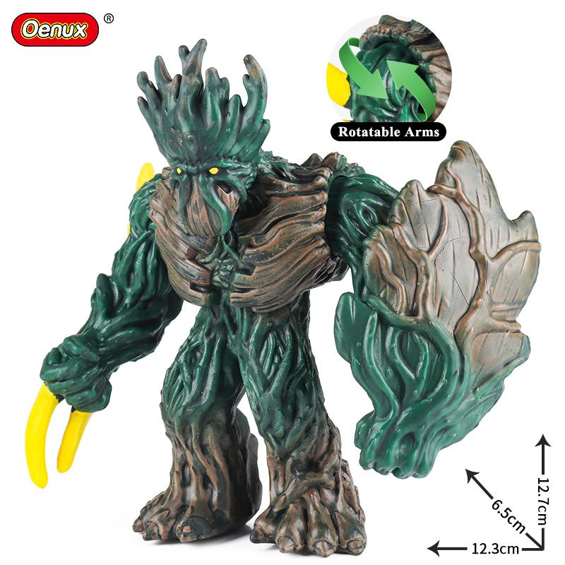 Oenux Simulation Dinosaur Bayala Dragon Tree Monster Bat Demon Basilisk Animal Model Action Figures Pvc Collection Kid Toy Gift