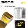 Goldenes Hitzeschutzband für Auspuff 5/9/10M Lufteinlass Hitzeschutz Schild Wicklung Reflektierende Hitzebarriere Selbstklebend Motor Universal