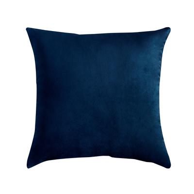 Decorative Pillowcase, Navy Blue Velvet