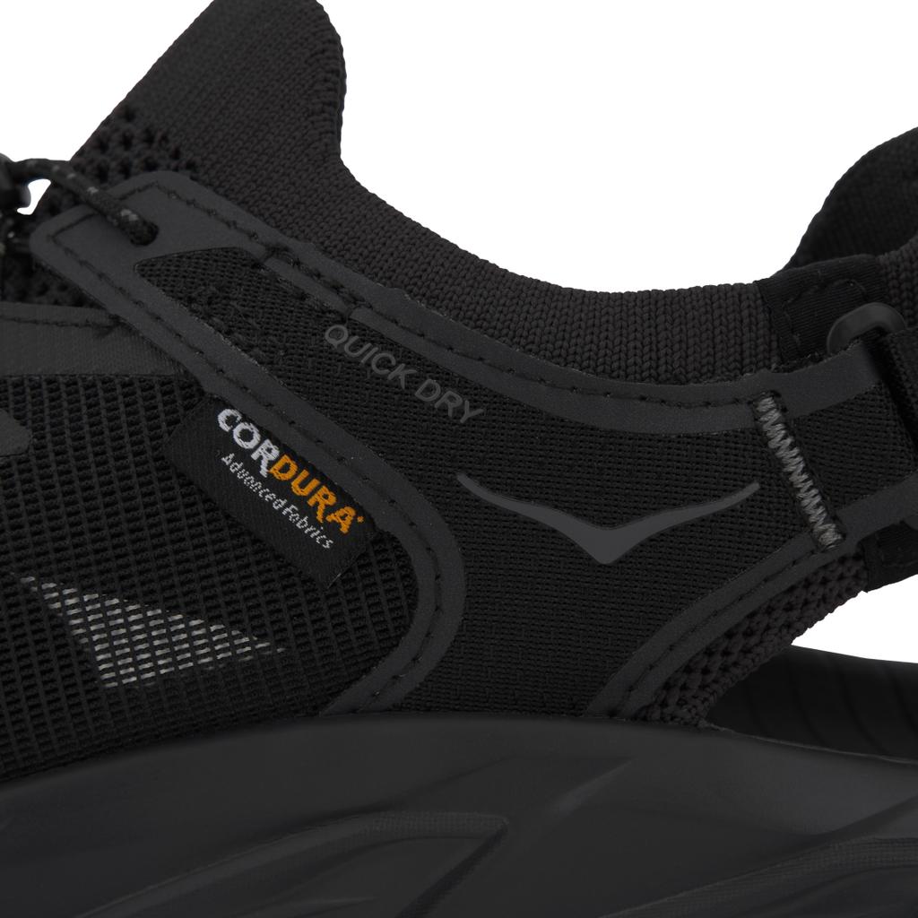 HOKA Hopara 2 Sandal Triple Black Men Sneakers 1147650-BBLC