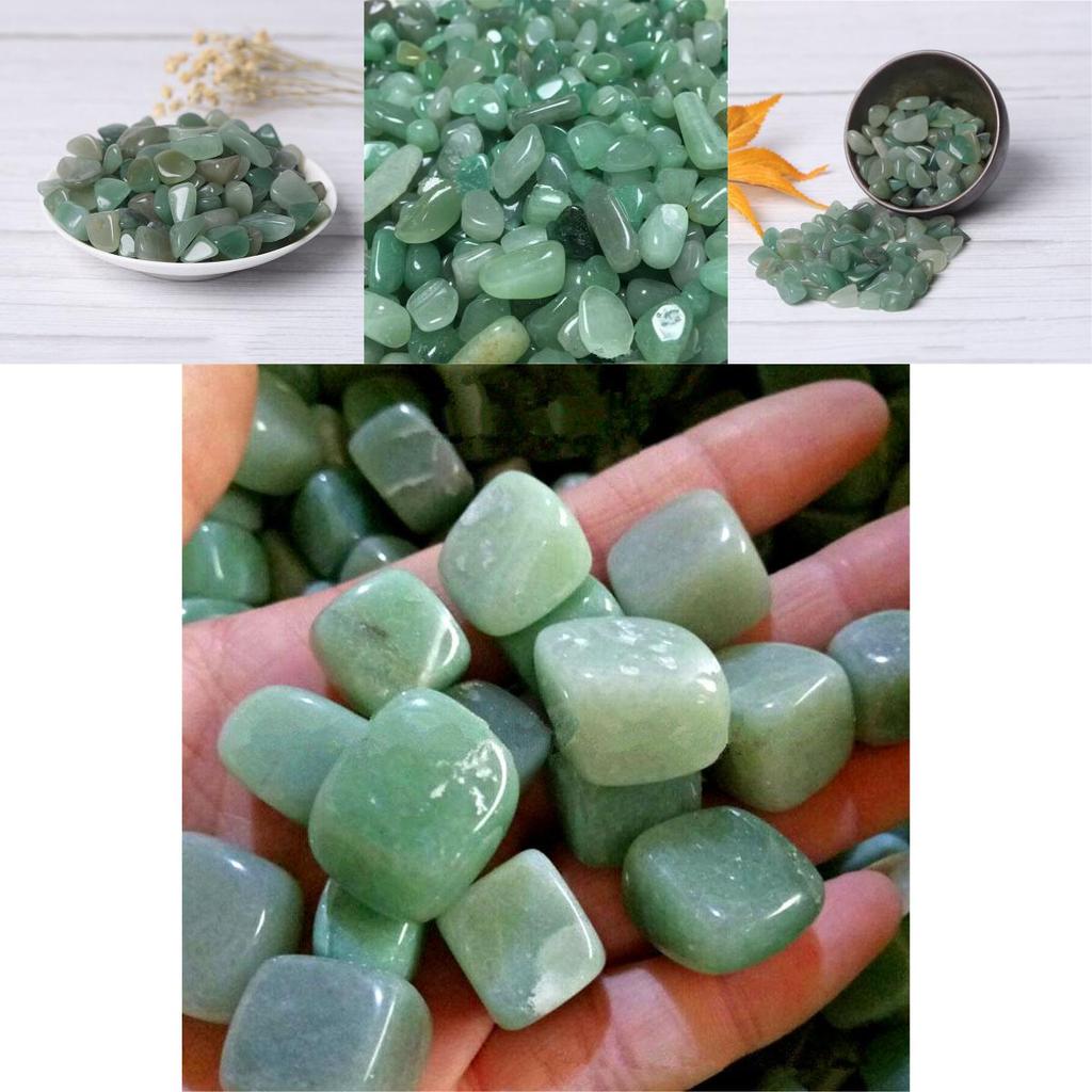 100g Authentischer Grüner Aventurin Trommelsteine Quarzkristall Edelstein Für Elegante Sammlungen