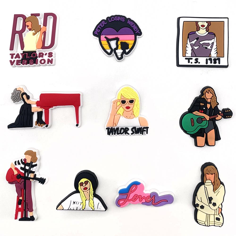 84 Exquisite Anime Shoe Charms: Soft Rubber Buckles for DIY Clogs and Cute Decorations