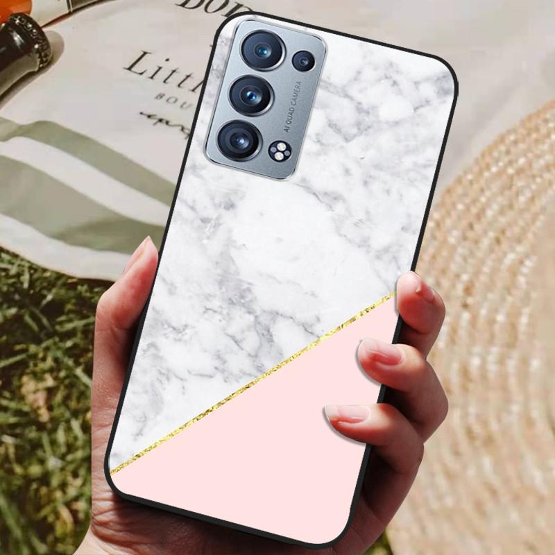 Für Oppo Reno 6 Pro 5G CPH2247 Hülle Silikon Rückseite Handyhülle Für Oppo Reno 6 Pro 5G CPH2249 Hüllen Reno6 Pro Weiche Stoßstange