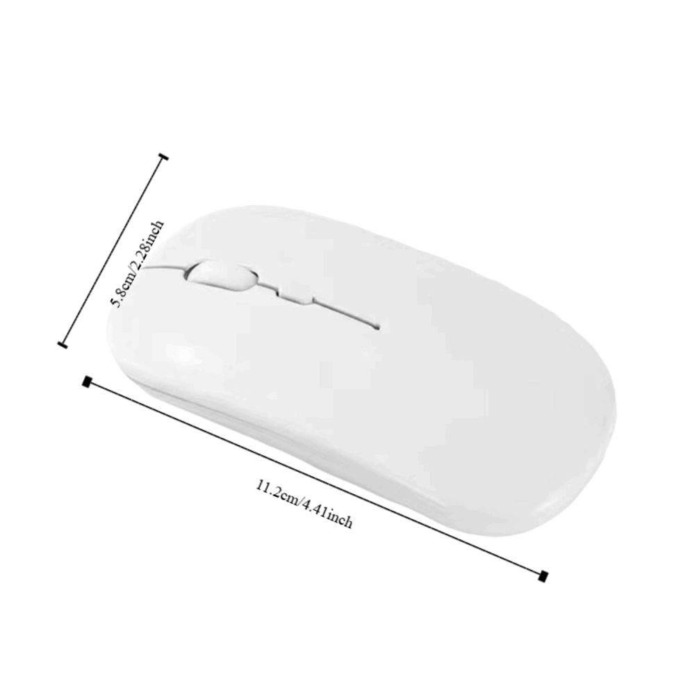Mute Function Wireless Mouse Silent Design Computer Mouse Type-C Charging Optical Mouse Office Use