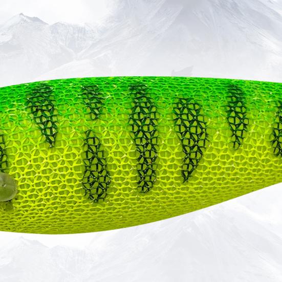 10CM/10G Glow-in-the-dark Shrimp Lure with Squid Hook Realistic Bionic Artificial Bait Saltwater Freshwater Bass Walleye Trout Fishing Accessories