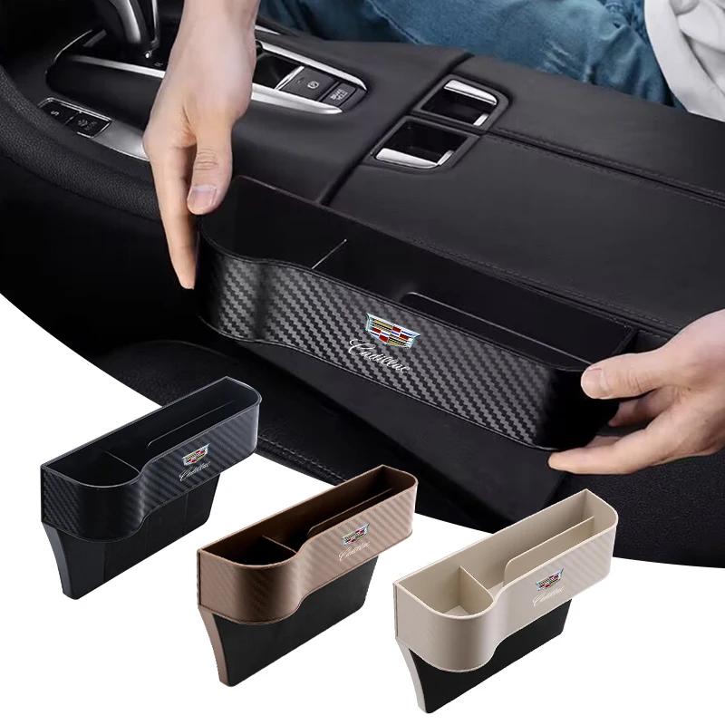Autositz-Spalt-Aufbewahrungsbox Sitzspalt-Schlitz-Tasche Fänger Organizer Für Cadillac XT4 XT6 CTS DTS STS XTS ATS BLS SLS CT5